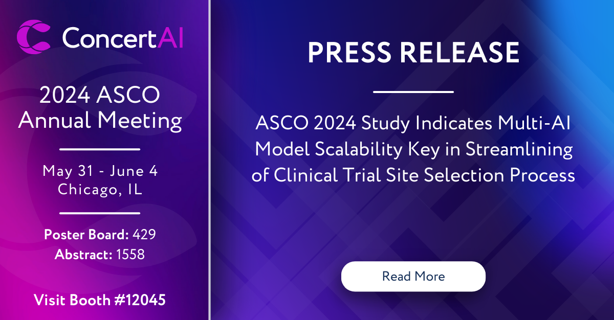 ASCO 2024 study indicates multi-AI model scalability key in streamlining of clinical trial site selection process