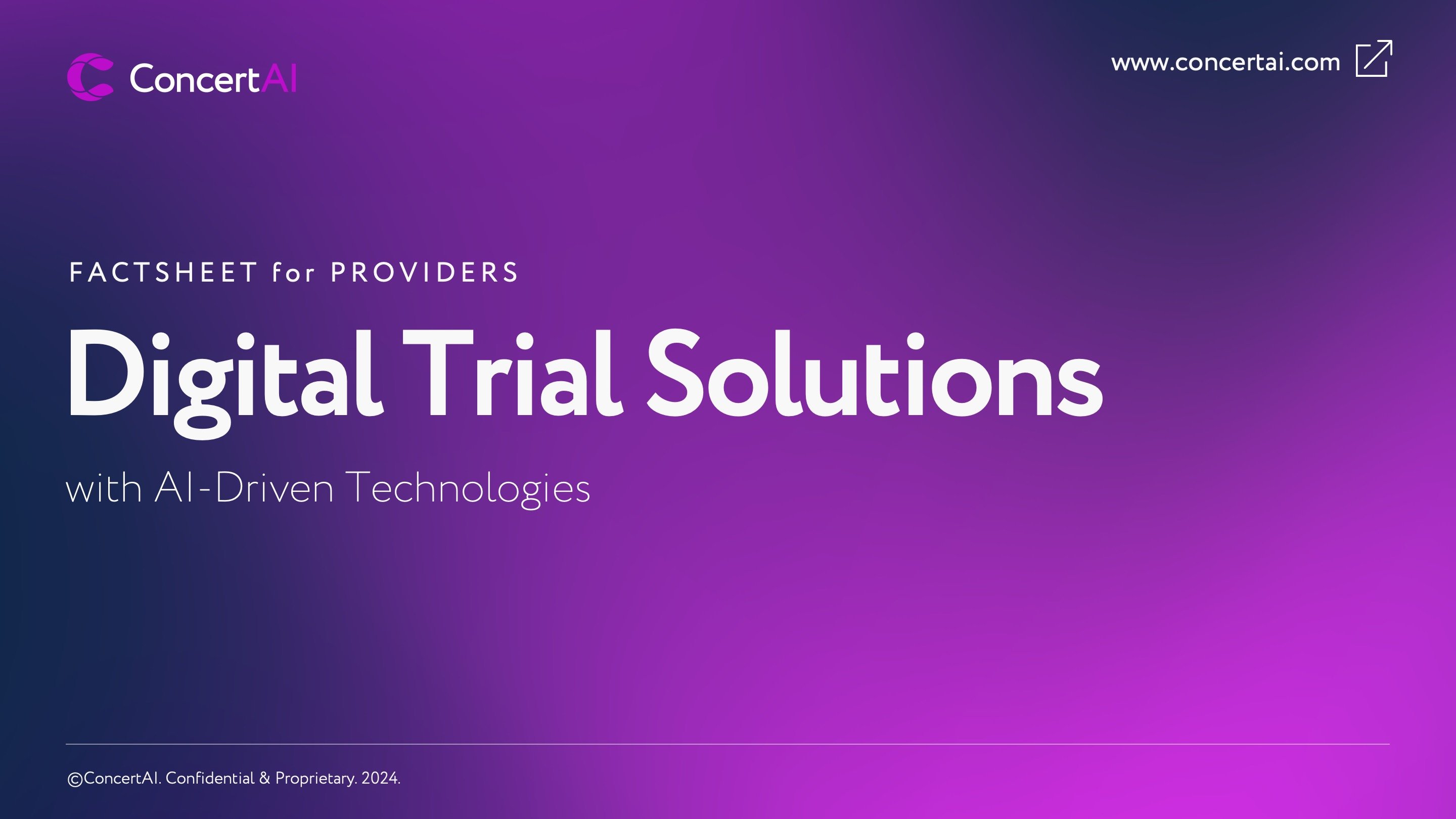 Digital Trial Solutions for Providers