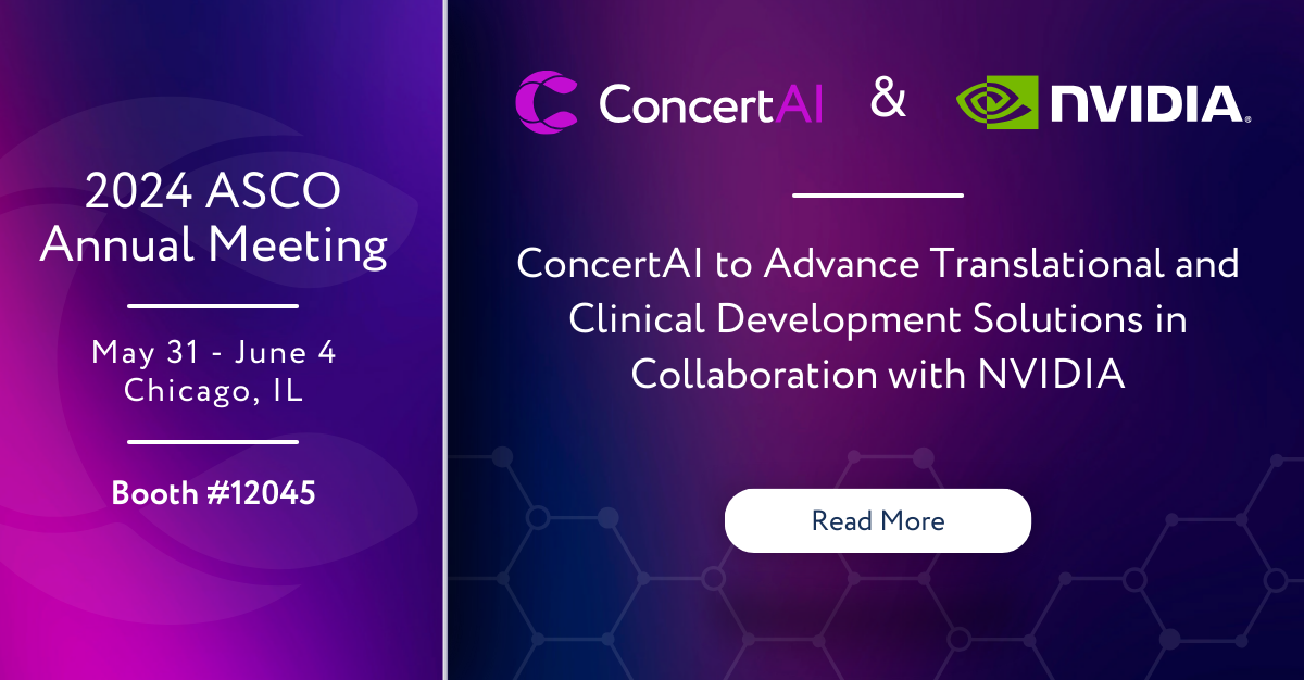 ConcertAI to Advance Translational and Clinical Development Solutions in Collaboration with NVIDIA