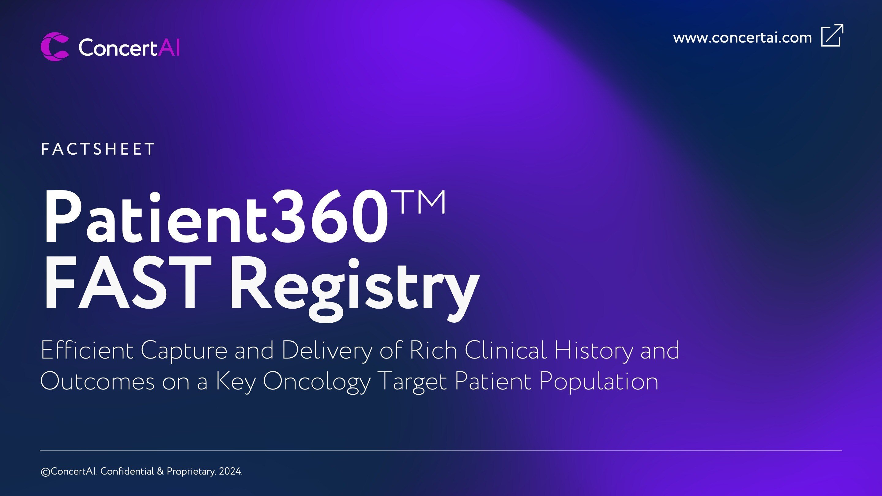 Patient360™ FAST Registry